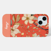 Red Mango Spring Wild Blume iPhone Case (Rückseite (Horizontal))