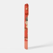 Red Mango Spring Wild Blume iPhone Case 15 Hülle (Rechte Seite)