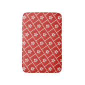 Red Map Kontur HONG KONG Flag Badematte (Vorderseite Vertikal)
