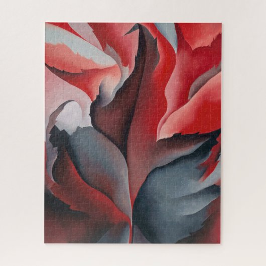Red Maple am George Lake | Georgia O'Keeffe | Puzzle (Vertikal)