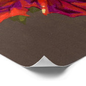 Red Maple Fairy ART DRINT Herbst lässt Fantasie Poster (Ecke)