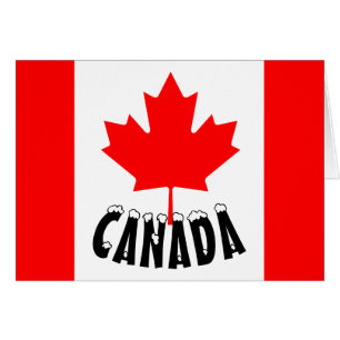 Red Maple Leaf Canada Flag