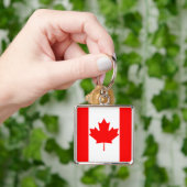 Red Maple Leaf Canada Flag Schlüsselanhänger (Hand)