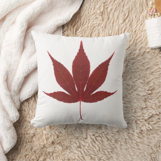Red Maple Leaf Kissen (Decke)