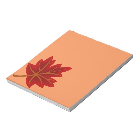Red Maple Leaf Notizblock (Rotiert)