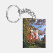 Red Maples im japanischen Garten Schlüsselanhänger (Vorderseite links)