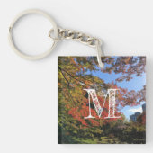 Red Maples im japanischen Garten Schlüsselanhänger (Vorderseite)