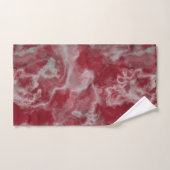 Red Marble abstrakt Badhandtuch Set (Handtuch)