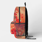Red Marble Bedruckter Rucksack (Rechts)