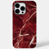 Red Marble Case-Mate iPhone Hülle (Rückseite)