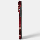 Red Marble Case-Mate iPhone Hülle (Rückseite / Links)