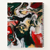 Red Marble Design Notizblock (Rückseite)