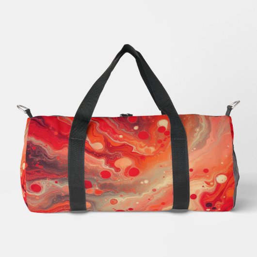 Red Marble Duffle Bag (Vorderseite)