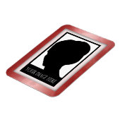 Red Marble Foto Magnet (Linke Seite)