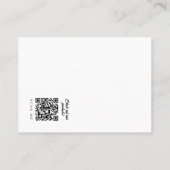 Red Marble Store Earring Display Card Visitenkarte (Rückseite)