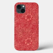 Red Marigold Pattern von William Morris Case-Mate iPhone Hülle (Rückseite)