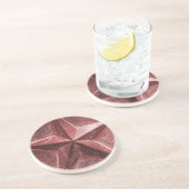 RED/MAROON STAR COASTER GETRÄNKEUNTERSETZER (Seite)