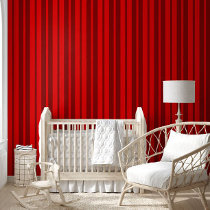 Red Maroon Stilvolle Streifenmuster Design Tapete