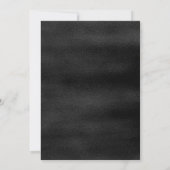 Red Marquee Sign auf Black Game Night Party Einladung (Rückseite)