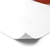 Red Martini Poster (Ecke)