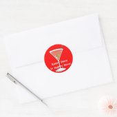 Red Martini Sticker (Umschlag)