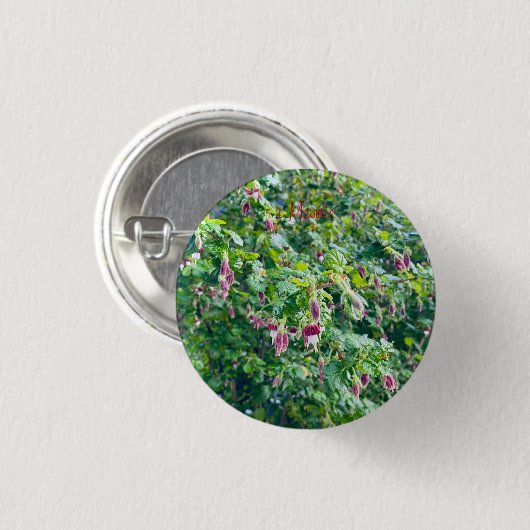 Red Mărțișor Button (Vorne & Hinten)