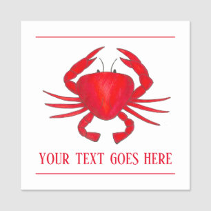 Red Maryland Crab Seafood Shack Restaurant Namensschild