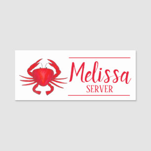 Red Maryland Crab Seafood Shack Restaurant Namensschild