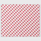 Red Maryland Hard Muschel Crab Beach Meeresfrüchte Geschenkpapier (Flach)