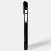 RED MASK with PEACOCK FEATHERS MASQUERADE PARTY Case-Mate iPhone Hülle (Rückseite / Links)