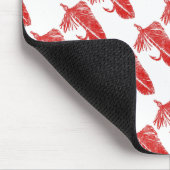 "Red Matuka - gekocht" Classic Trout Fly Mousepad (Ecke)
