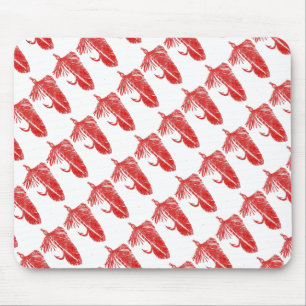 "Red Matuka - gekocht" Classic Trout Fly Mousepad