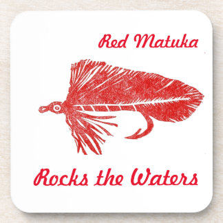 "Red Matuka" Streamer Fly Untersetzer