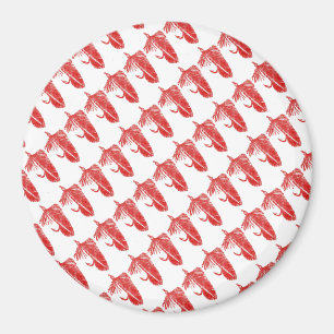 "Red Matuka Streamer" geteerte Trout Fly Magnet