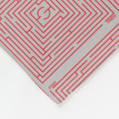Red Maze Fleecedecke (Ecke)