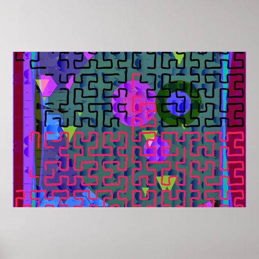 Red Maze Poster (Vorne)