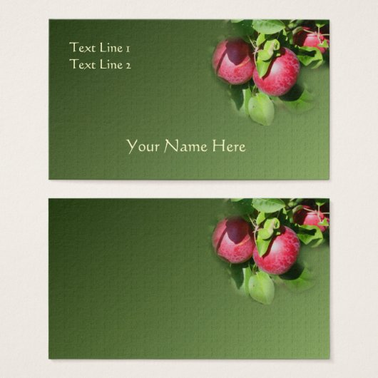 Red McIntosh Äpfel auf Baumart (Vorne & Hinten)