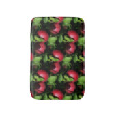 Red McIntosh Äpfel auf Baumnaturmuster Badematte (Vorderseite Vertikal)