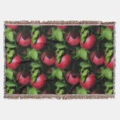 Red McIntosh Apples Nature Art Pattern Decke (Vorderseite)