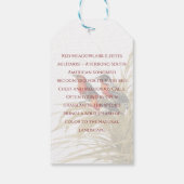 Red Meadowlark Geschenkanhänger (Rückseite)