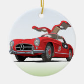 Red Mecedes-Benz 300 SL Ornament (Vorne)