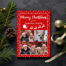 Red Mercury Christmas Lights Drei FotoCollage