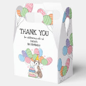 Red Merle Aussiedoodle Dog Birthday Vielen Dank Geschenkschachtel (Geöffnet)