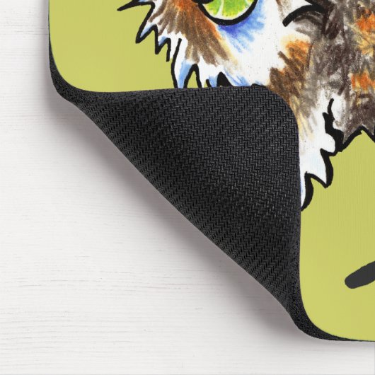 Red Merle Australian Shepherd Lasse Play Mousepad (Ecke)