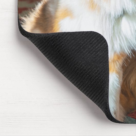 Red Merle Australian Shepherd Mousepad (Ecke)