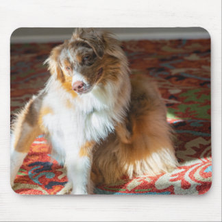Red Merle Australian Shepherd Mousepad