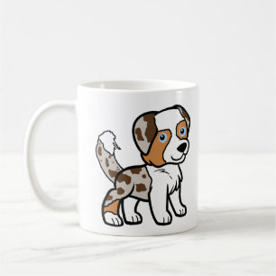 Red Merle w Schwanz Kaffeetasse