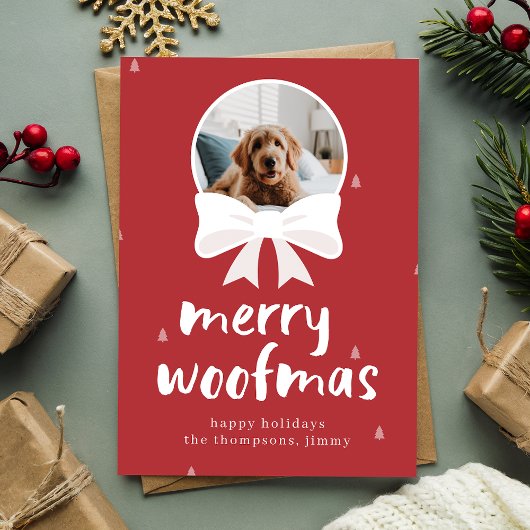 Red Merofmas Niedlich Hund Weihnachten Foto Pet