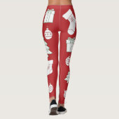 Red Merry Christmas Leggings (Rückseite)