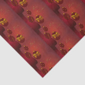 Red Merry Christmas Seidenpapier (Ausschnitt)